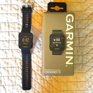 Garmin Forerunner 35, black, GPS watch, barely used